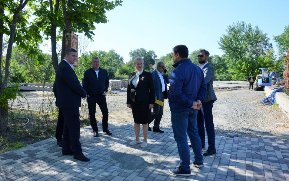 На территории Белокалитвинского района продолжается благоустройство общественных пространств