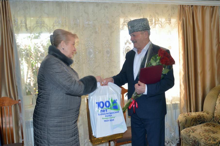65-летний юбилей отметил Федор Георгиевич Быкадоров, возглавлявший Краснодонецкое сельское поселение на протяжении 20 лет